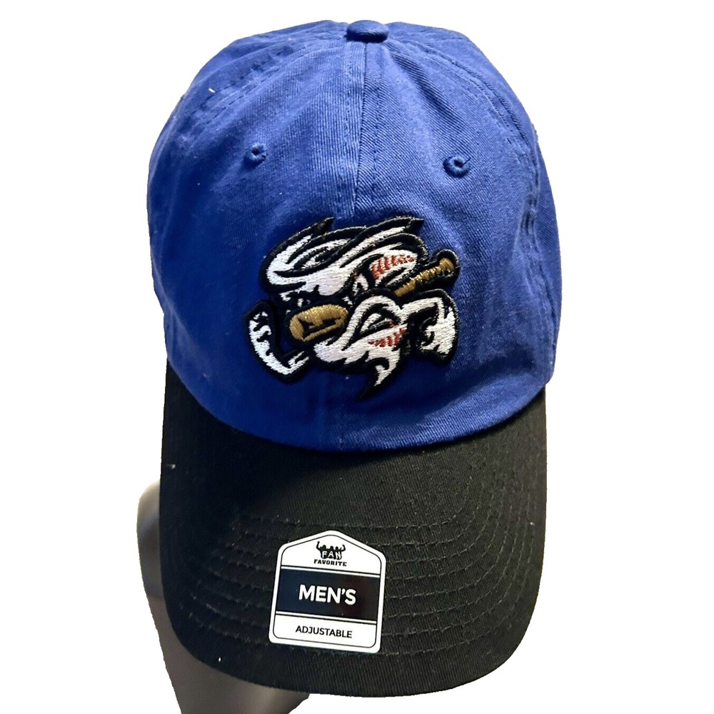 Fan Favorite Mens Blue Adjustable Omaha Storm Chasers Ball Cap Hat (YB)